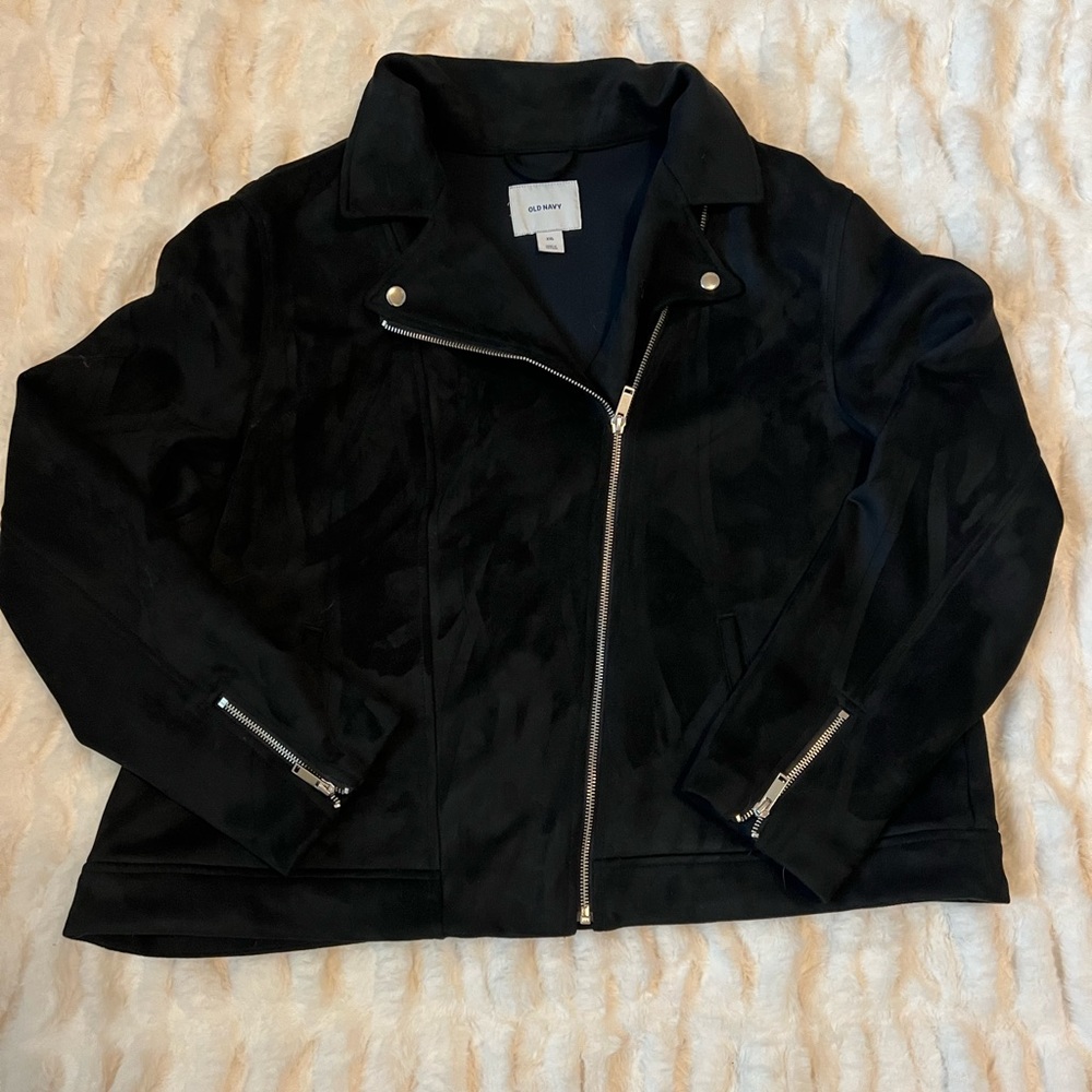 Black soft Moto style Jacket